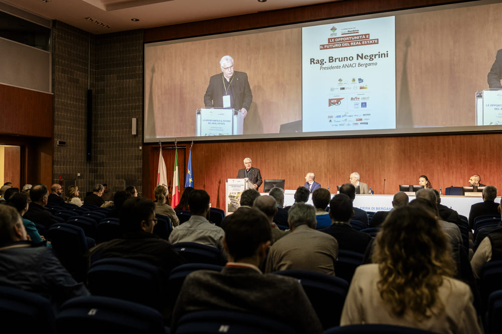 Bruno Negrini al convegno Anaci Bergamo