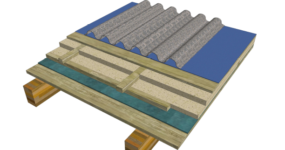 Stratigrafia copertura in legno non ventilata